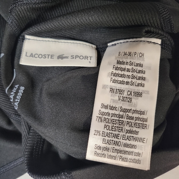 Lacoste Sport Biker shorts NWOT - Picture 7 of 7